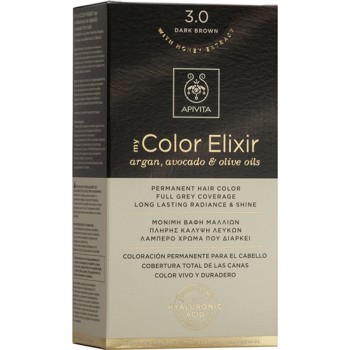 Apivita My Color Elixir 3.0 Καστανό Σκούρο 125ml
