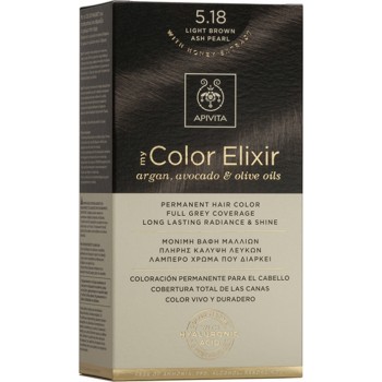 Apivita My Color Elixir 5.18 Καστανό Ανοιχτό Σαντρέ 125ml