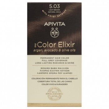 Apivita My Color Elixir 5.03 Καστανό Ανοιχτό Φυσικό Μελί 125ml