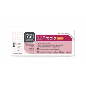 Pharmalead Probio Cran με Προβιοτικά και Πρεβιοτικά 14 κάψουλες
