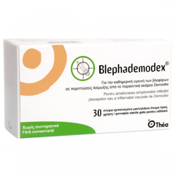 Thea Pharma Hellas Blephademodex Οφθαλμικά Επιθέματα σε Λευκό χρώμα 30τμχ