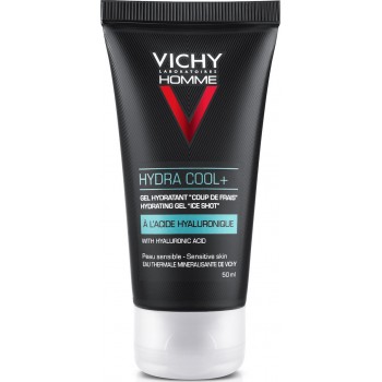 Vichy Homme Hydra Cool+ 48ωρο Ανδρικό Gel Προσώπου για Ενυδάτωση με Υαλουρονικό Οξύ 50ml