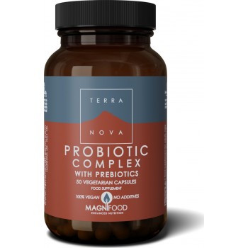 TerraNova Probiotic Complex with Prebiotics με Προβιοτικά και Πρεβιοτικά 50 φυτικές κάψουλες