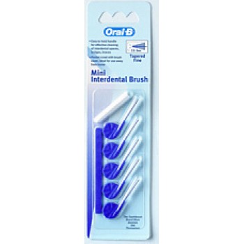 Oral-B Mini Μεσοδόντια Βουρτσάκια 2.5mm Μπλε 5τμχ