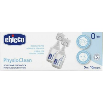 Chicco PhysioClean Physiological Solution Αμπούλες Φυσιολογικού Ορού για Βρέφη και Παιδιά 10x5ml