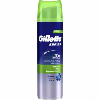 Gillette Sensitive Gel Ξυρίσματος με Αλόη για Ευαίσθητες Επιδερμίδες 200ml