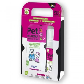 Pet In Pharma Dry Bath Kit  για Καθαρισμό Σώματος Σκύλου