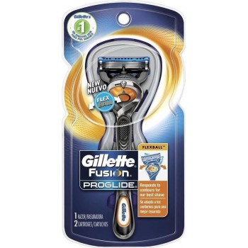 Gillette Fusion Proglide Flexball Ξυραφάκι με Ανταλλακτικές Κεφαλές 5 Λεπίδων & Λιπαντική Ταινία 2τμχ