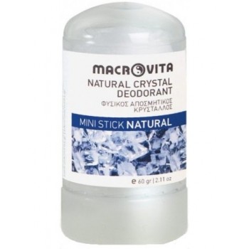 Macrovita Natural Mini Αποσμητικός Κρύσταλλος σε Stick 60gr