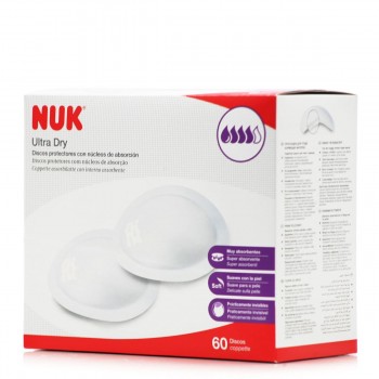 Nuk Επιθέματα Στήθους Ultra Dry 60τμχ