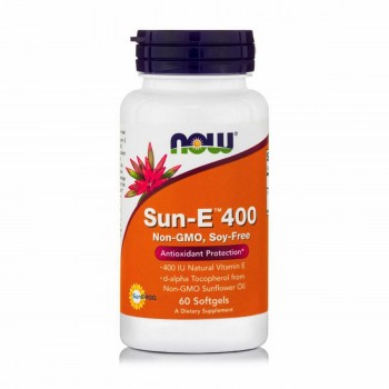 Now Foods Vitamin E 400 Sun 60 μαλακές κάψουλες