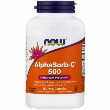 Now Foods AlphaSorb-C 500 500mg 180 φυτικές κάψουλες