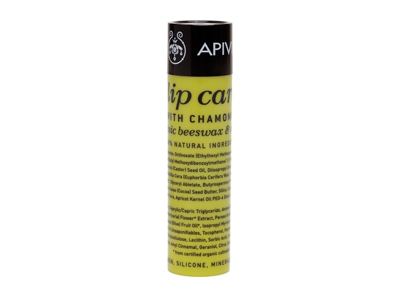 Apivita Lip care with Chamomile SPF15, 4,4gr : Στικ Περιποίησης με Χαμομήλι για ξηρά & σκασμένα χείλη