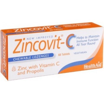 Health Aid C Zincovit 60 ταμπλέτες