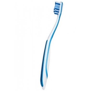 Jordan Shiny White Toothbrush Blue 