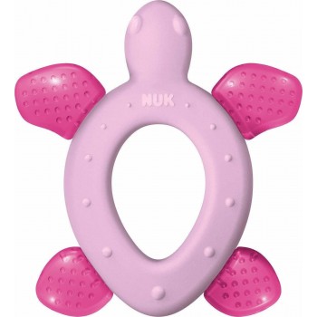 Nuk Cool All-Around Δακτύλιος Οδοντοφυΐας 3m+ Ροζ Χελώνα 1τμχ