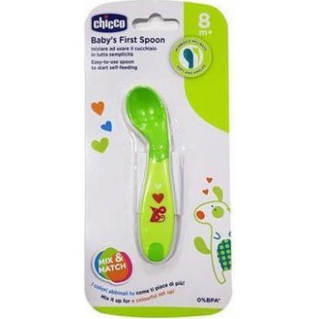 Chicco Baby's First Spoon 8m+ Πράσινο