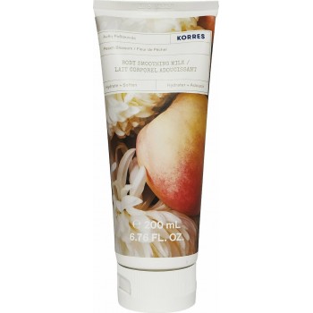 Korres Body Smoothing Milk Peach Blossom Ενυδατικό Γαλάκτωμα Σώματος Άνθη Ροδακινιάς, 200ml