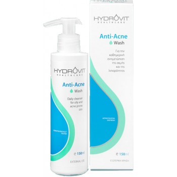 Hydrovit Anti-Acne Wash Καθημερινό Καθαριστικό για Ακνεϊκές Επιδερμίδες 150ml