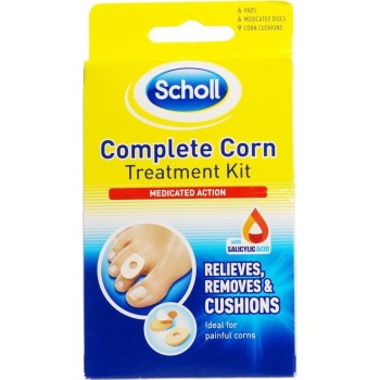 Scholl Complete Corn Treatment Kit για Αφαίρεση & Προστασία των Κάλων