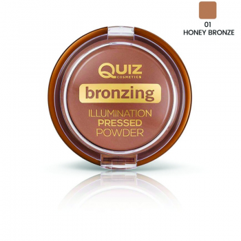 Quiz Bronzing Illumination Pressed Powder Honey Bronze N01 12gr
