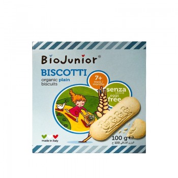 Bio Junior Βιολογικά μπισκότα με φυσική γεύση από τον 7 μήνα, 100gr
