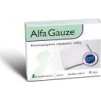 Alfa-Gauze Αποστειρωμένη Γάζα 15cm x 30cm 12τμχ