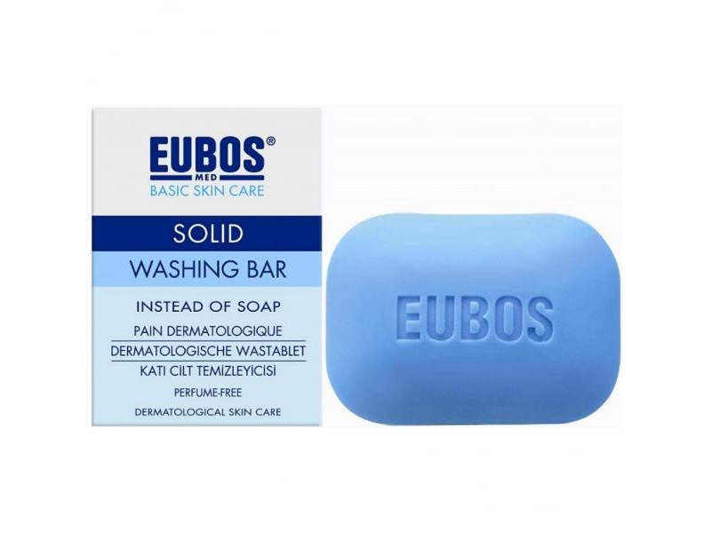 Eubos Solid Blue Στερεή πλάκα πλυσίματος 125gr