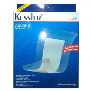 Kessler Αδιάβροχες Αυτοκόλλητες Γάζες Aquafix Waterproof 10x20 cm (4 Γάζες)