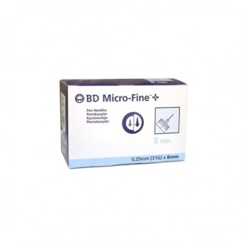 BD Micro-Fine+ 31G (0,25 x 8 mm) 100τμχ
