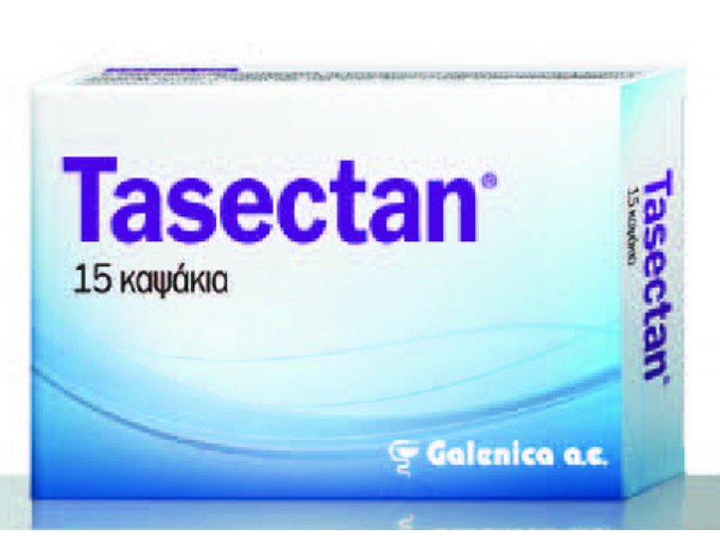 Tasectan 500mg  Για τον έλεγχο και την μείωση των συμπτωμάτων της διάρροιας 15κάψ